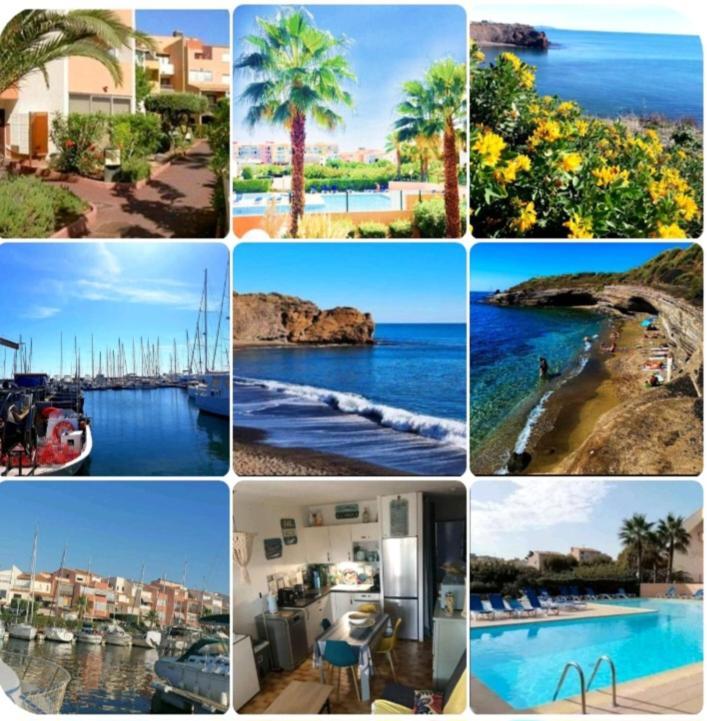 Apartment Cap D'agde Mediterranee 4 Pers Piscine Rdc Parking Gratuit