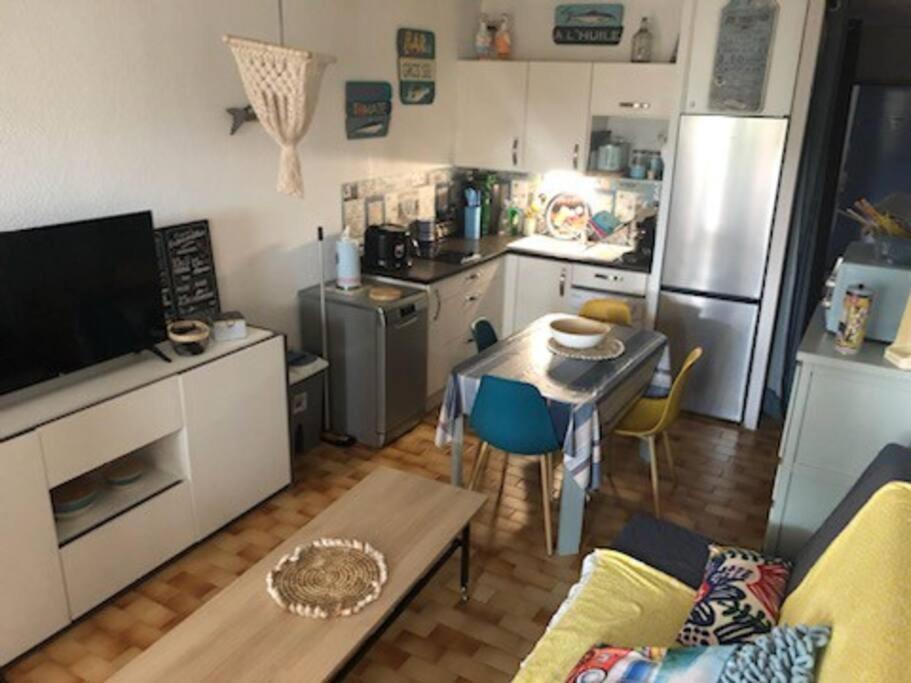 Apartment Cap D'agde Mediterranee 4 Pers Piscine Rdc Parking Gratuit