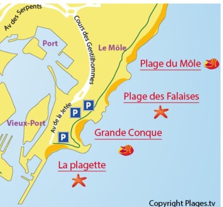 Apartment Cap D'agde Mediterranee 4 Pers Piscine Rdc Parking Gratuit *
